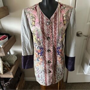 Sundance Floral Tapestry Patchwork Jacket